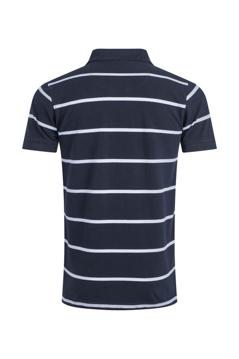 Weird Fish Fabian Organic Striped Polo 203673